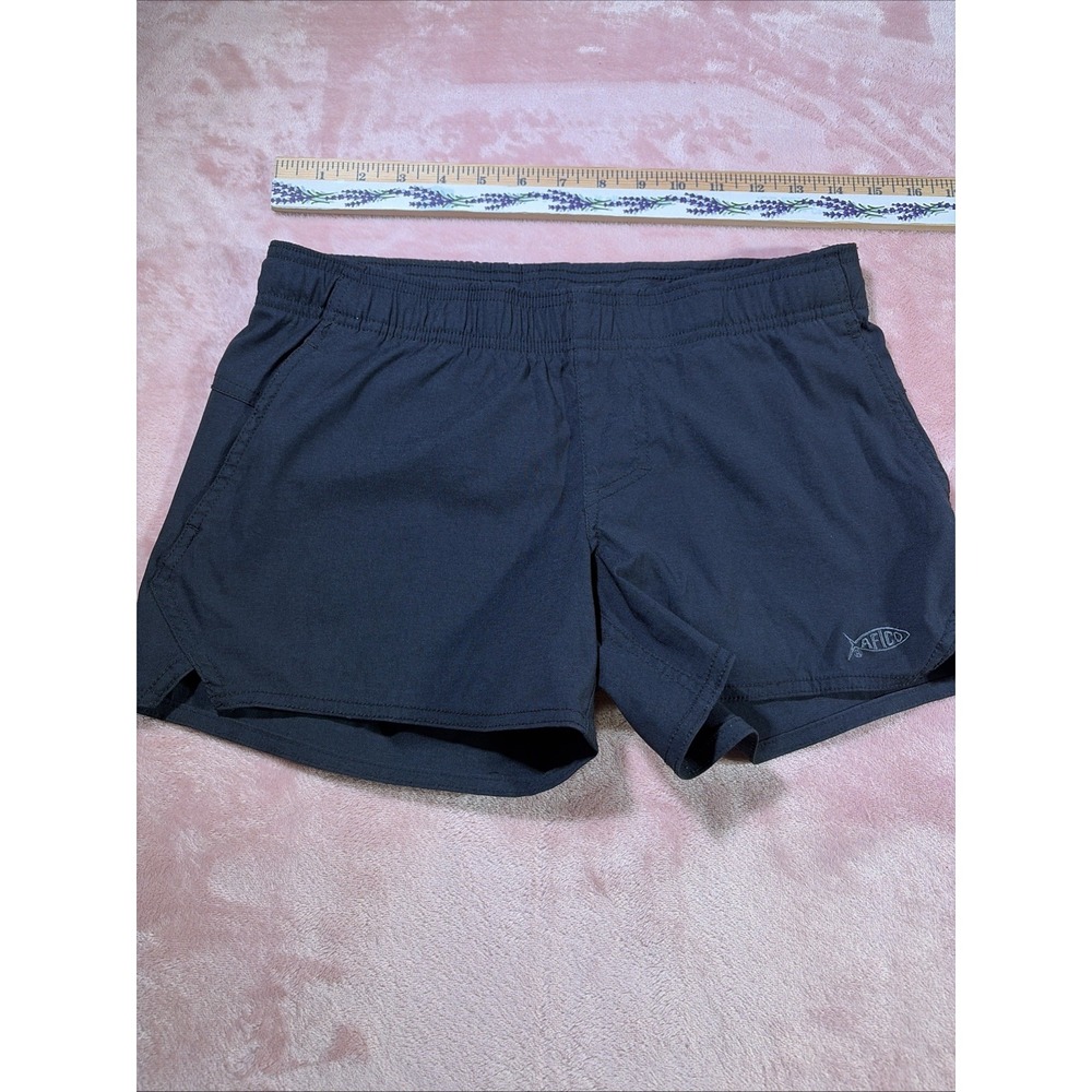 Aftco Women's Size XS Athletic Pull On Fishing Shorts In Black